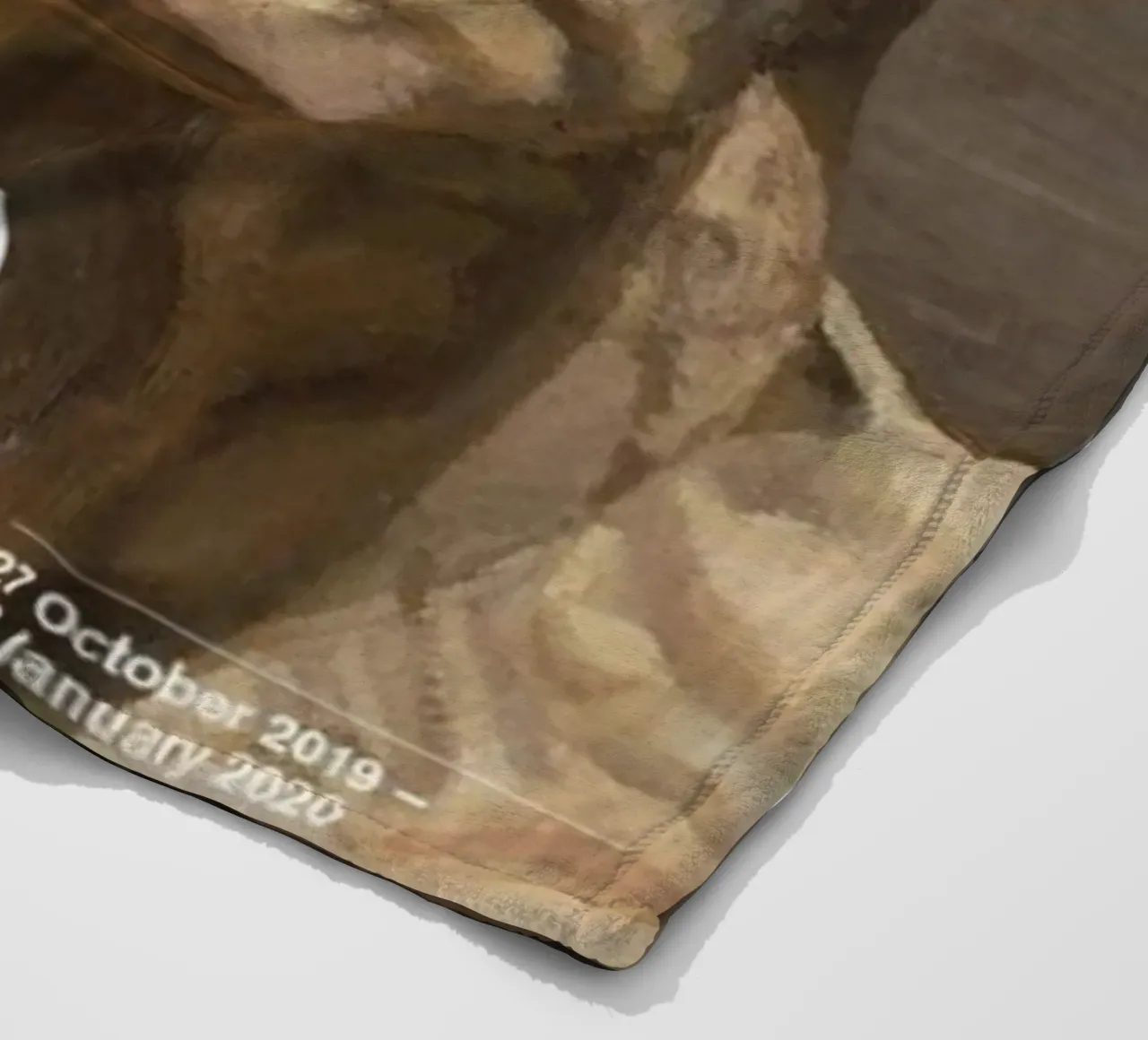 The Self Portraits - Lucian Freud fleece blanket by julyebayprint