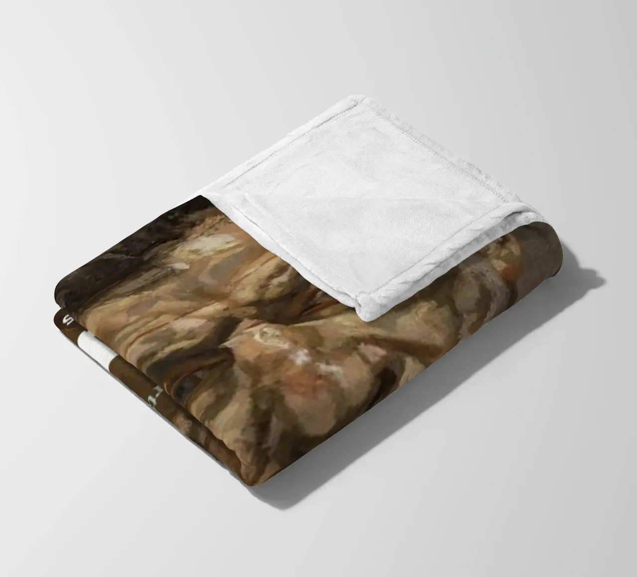 The Self Portraits - Lucian Freud fleece blanket by julyebayprint
