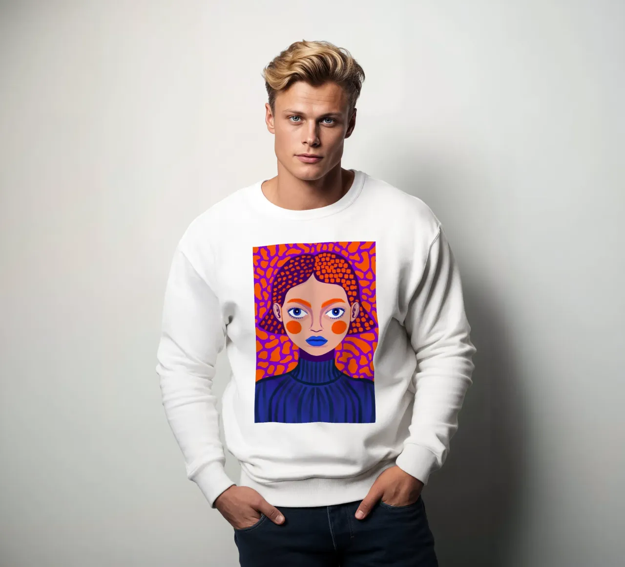 Sguardo di bellezza modellato felpa da Frosh Pallete