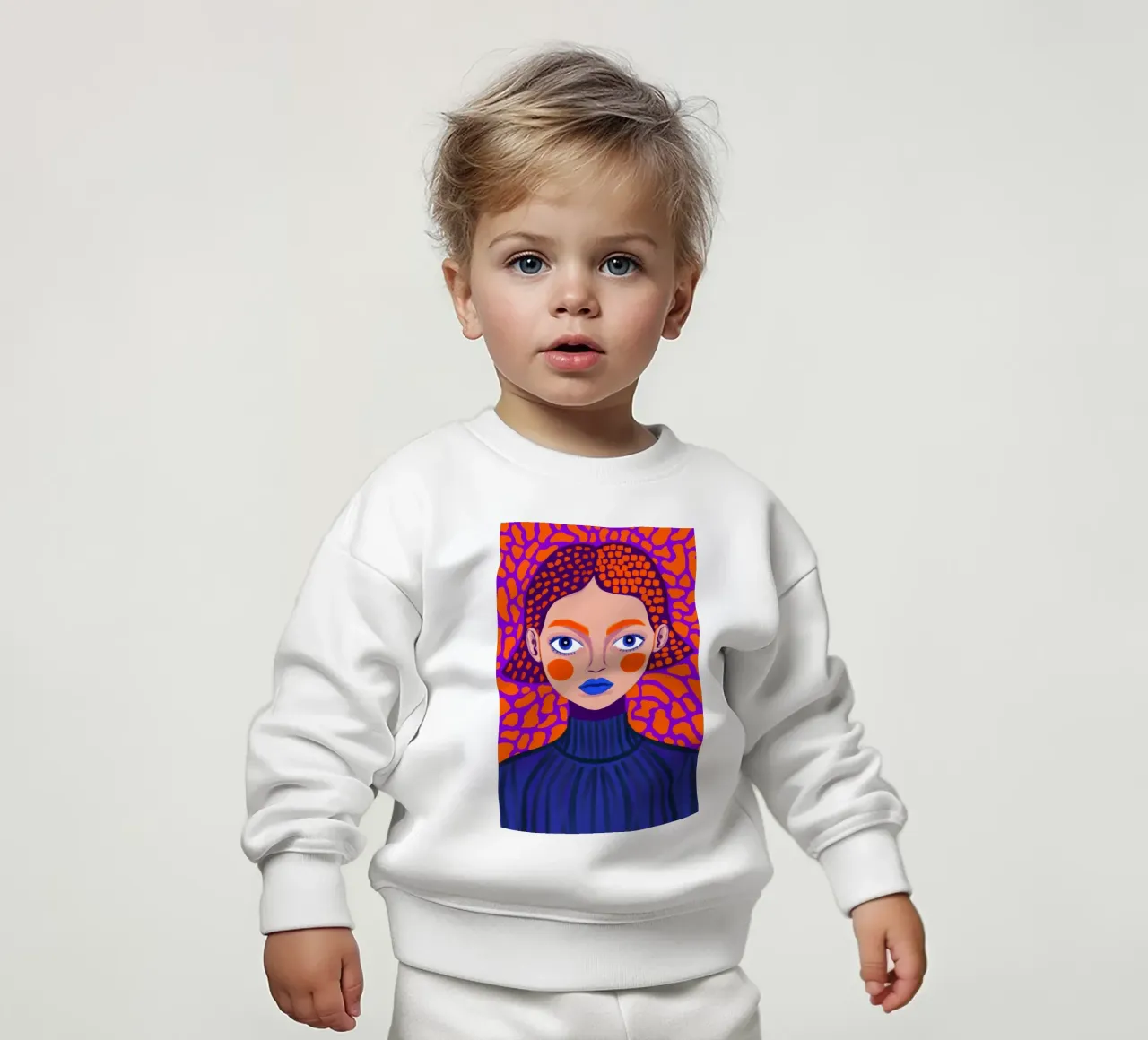 Sguardo di bellezza modellato felpa neonato da Frosh Pallete