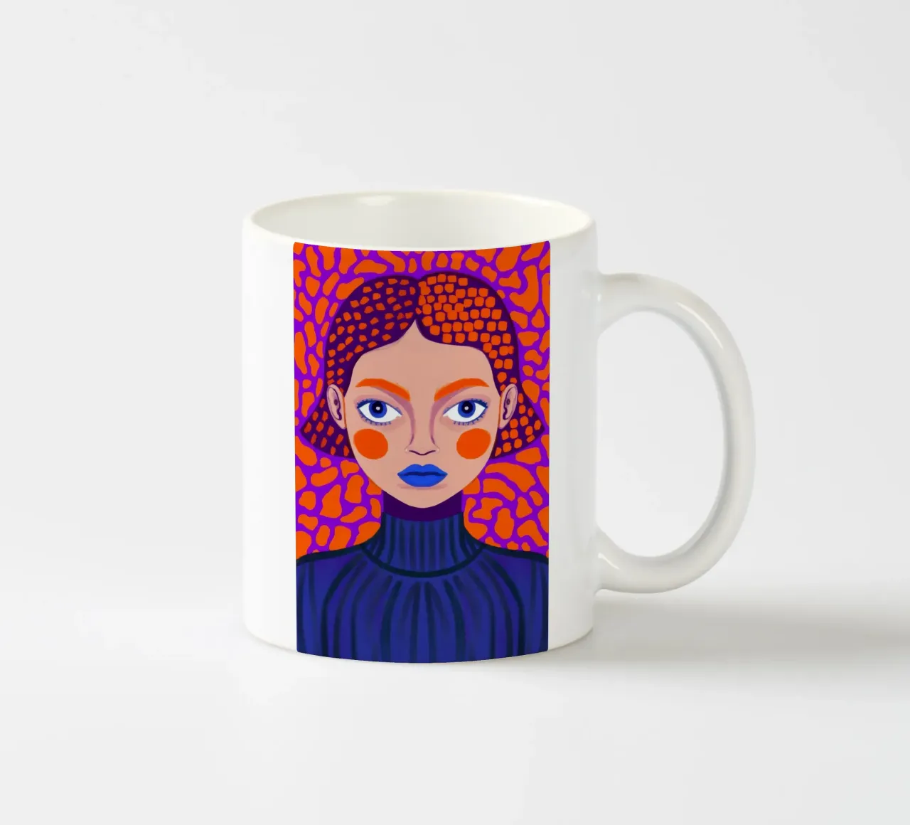 Sguardo di bellezza modellato tazza in ceramica da Frosh Pallete