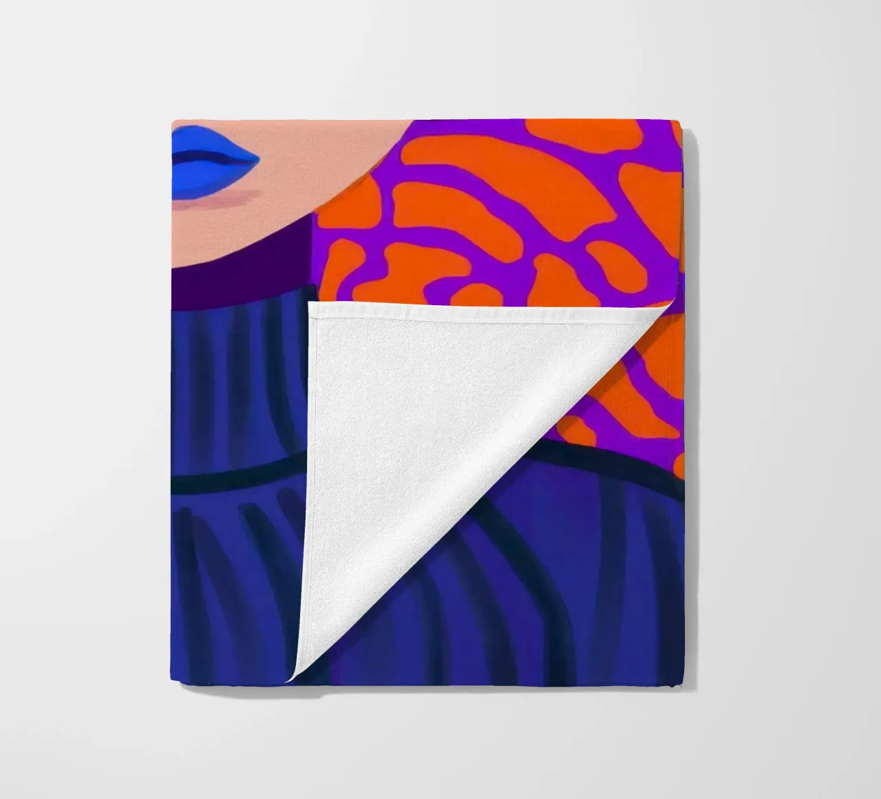 Sguardo di bellezza modellato telo mare da Frosh Pallete