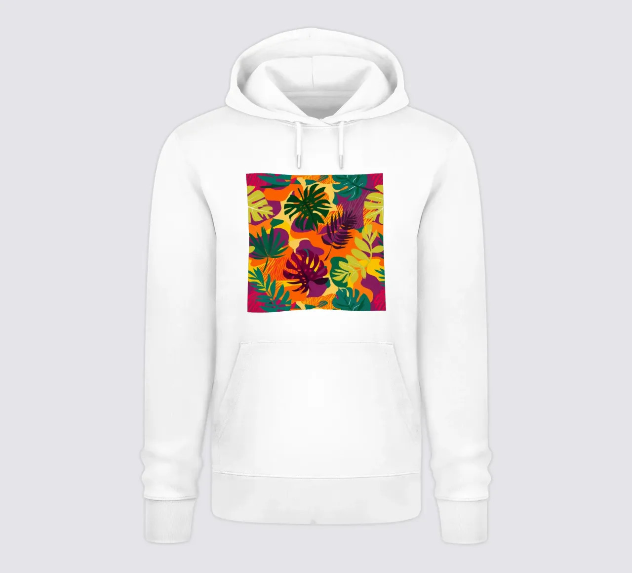 Modello tropico infuocato felpa con cappuccio da Line Fable