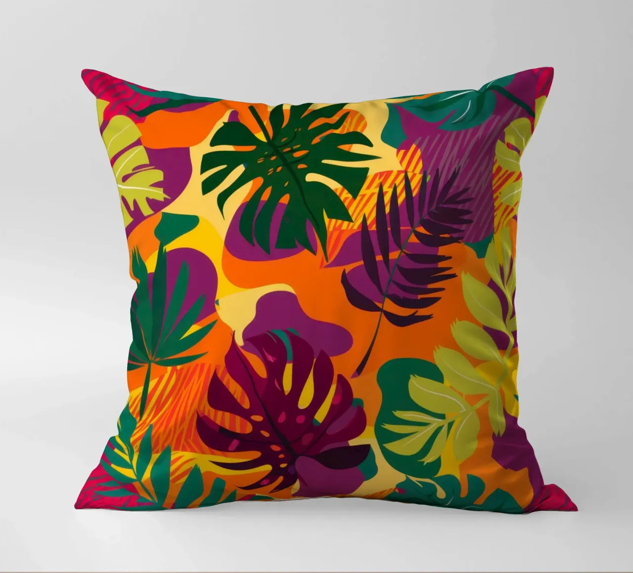 Modello tropico infuocato cuscino da Line Fable