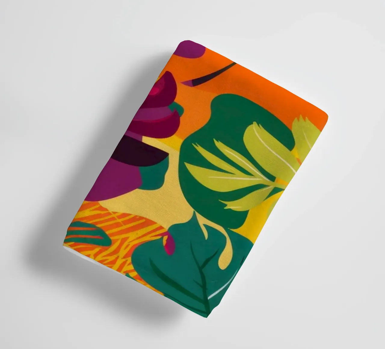 Modello tropico infuocato asciugamano da bagno da Line Fable