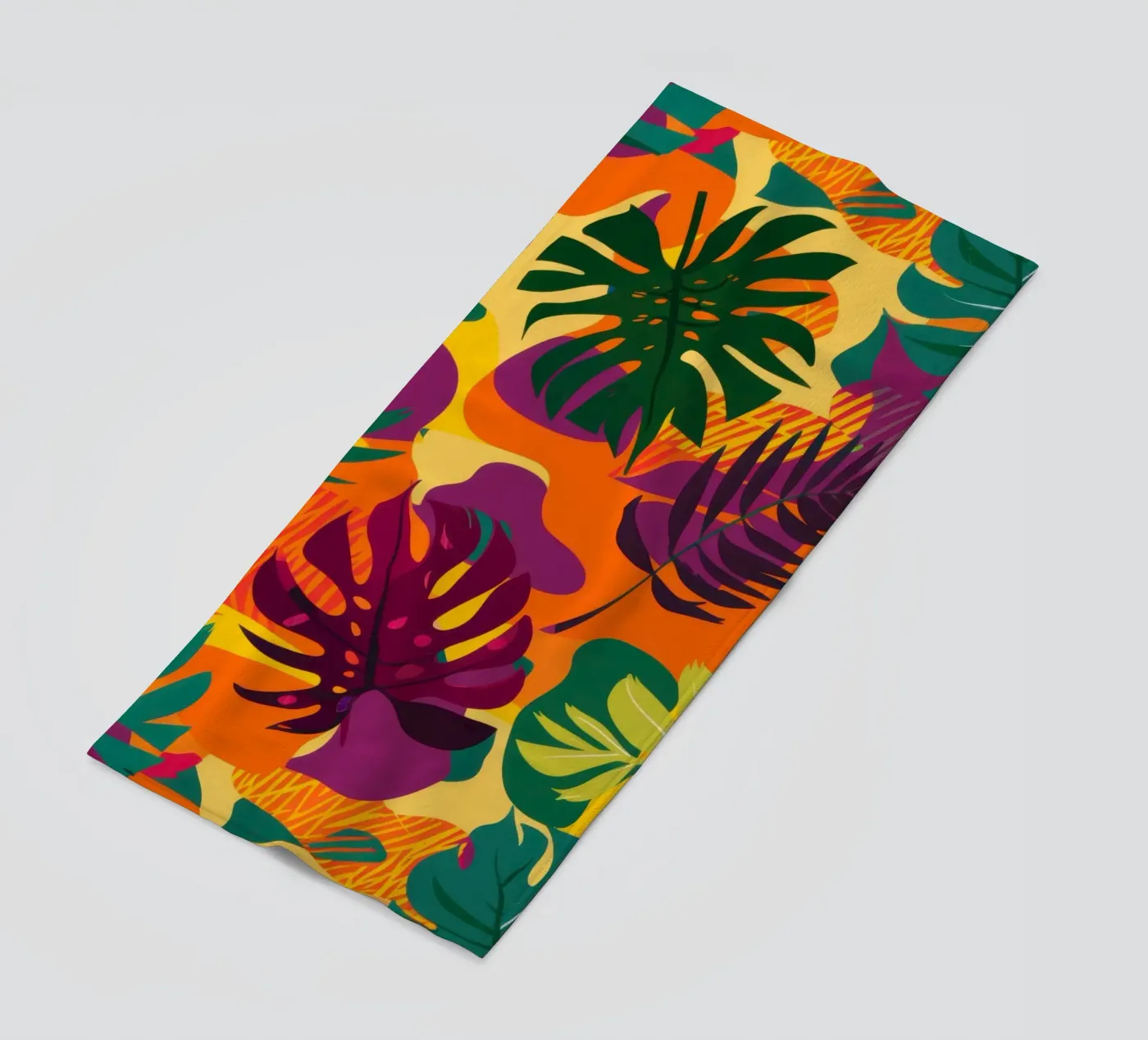 Fiery Tropic Pattern telo mare da Line Fable