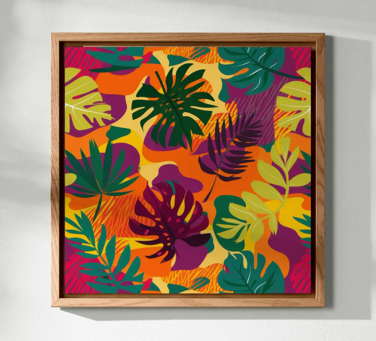 Modello tropico infuocato alluminio dibond da Line Fable