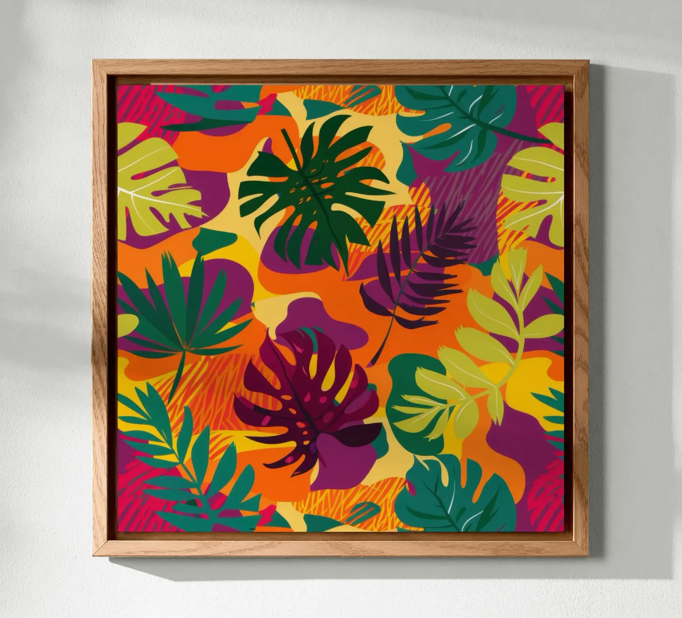 Modello tropico infuocato alluminio dibond da Line Fable