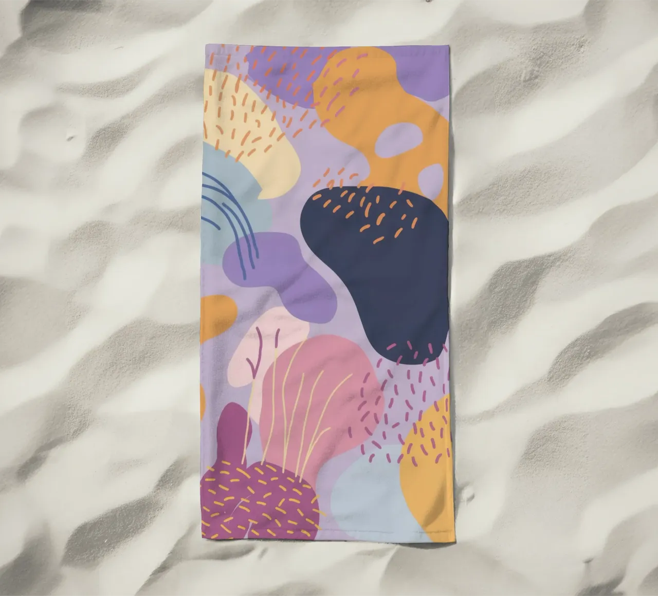 Sogno di ameba pastello telo mare da Thistle Bloom