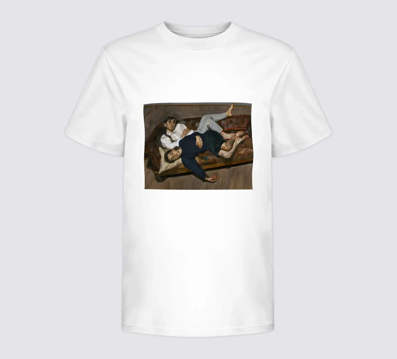 Lucian Freud - Spogliato della fama t-shirt bambini da julyebayprint
