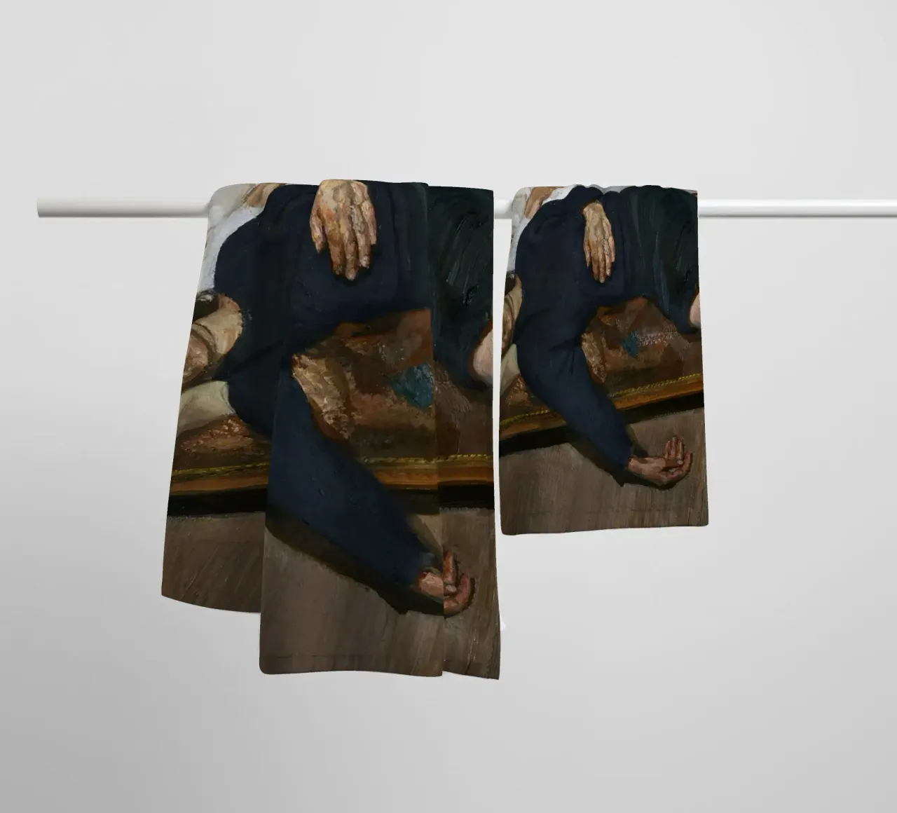 Lucian Freud - Despojado de la fama toalla de baño de julyebayprint