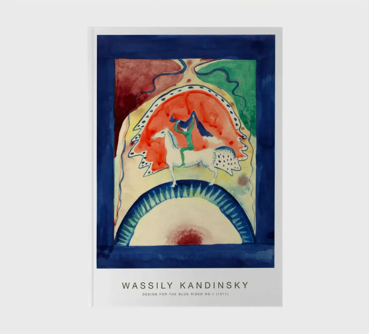 Progetto per il Cavaliere Azzurro n. 1 - Wassily Ksdindky diario da Kakakoi