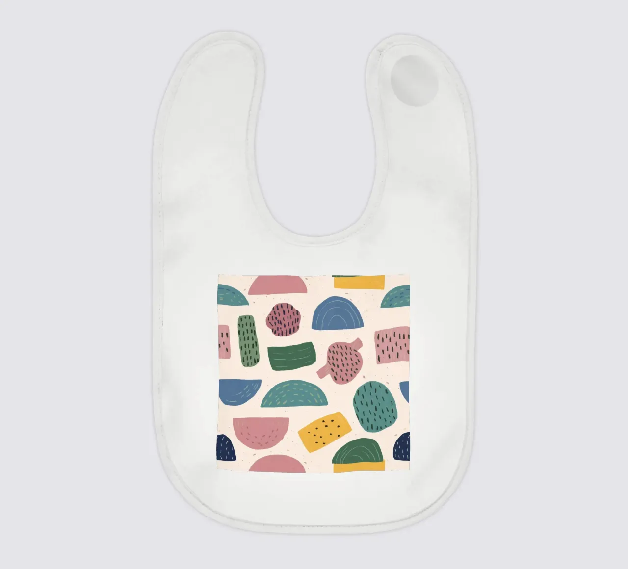 Modello a forma di pastello bavaglino da Line Fable