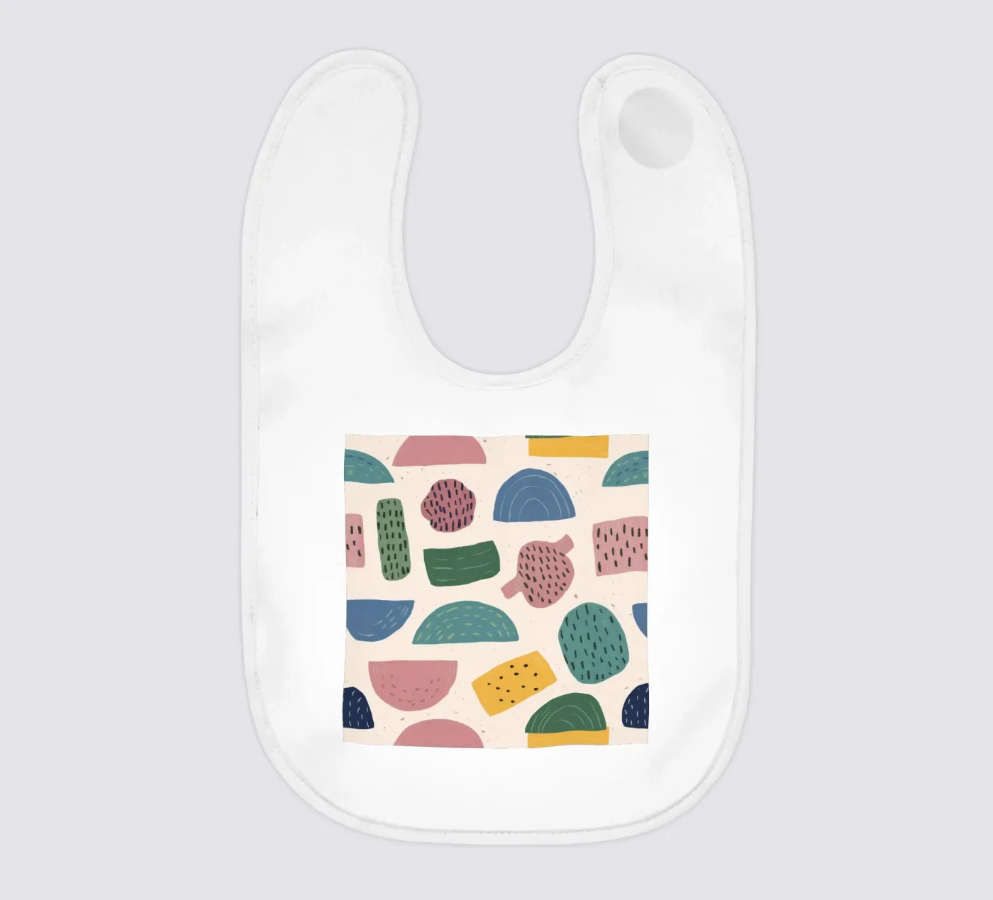 Pastel Shape Pattern bavaglino da Line Fable