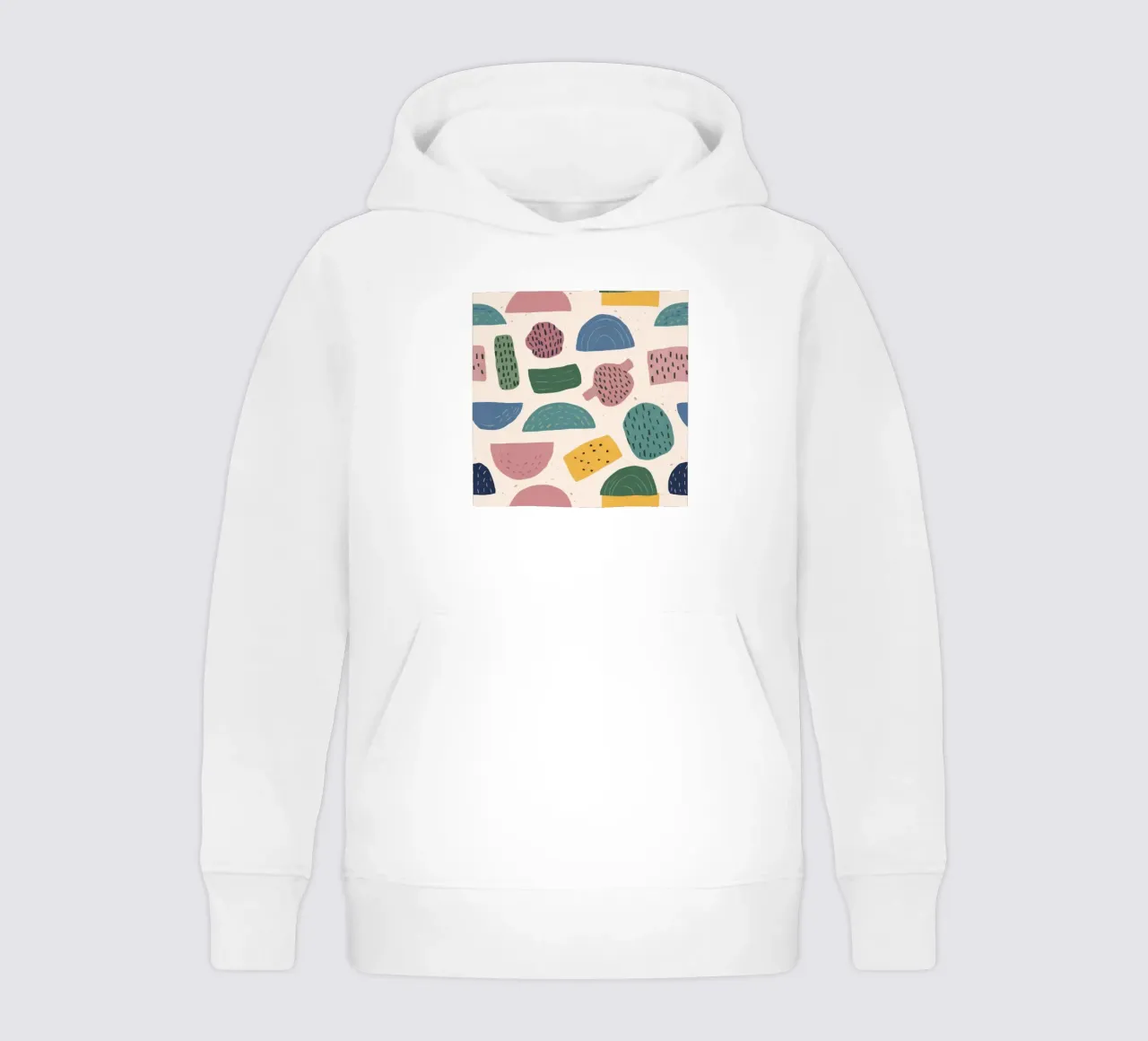 Modello a forma di pastello felpa bambino con cappuccio da Line Fable