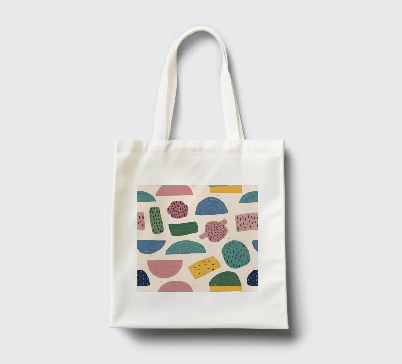 Modello a forma di pastello borsa in juta da Line Fable