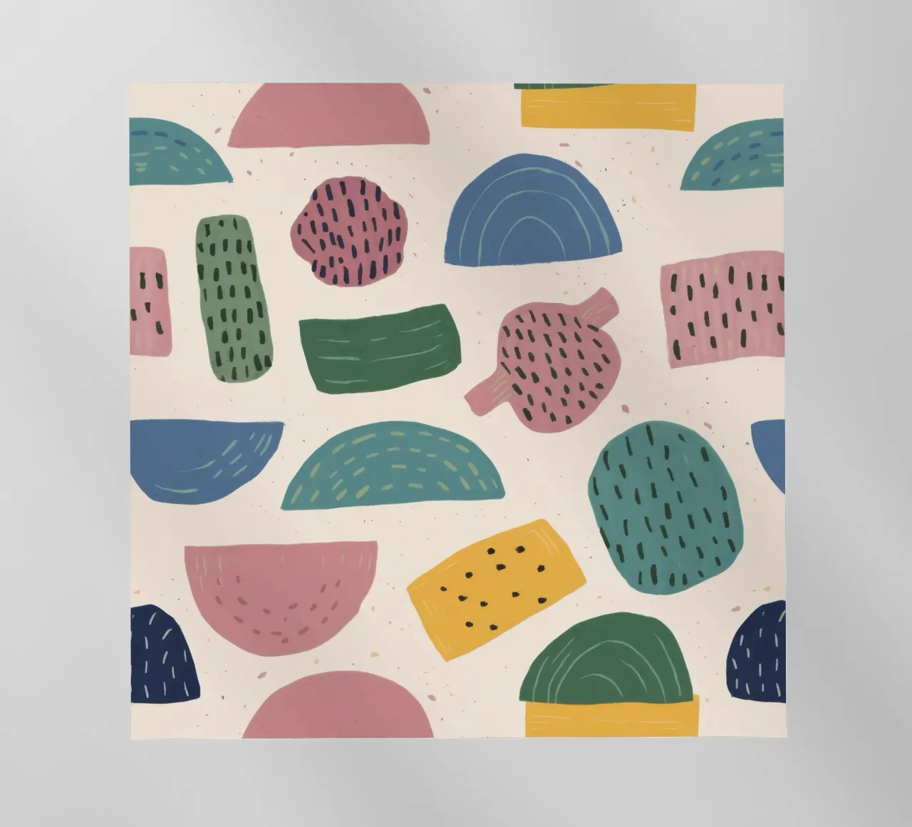 Pastel Shape Pattern pellicola backlit da Line Fable