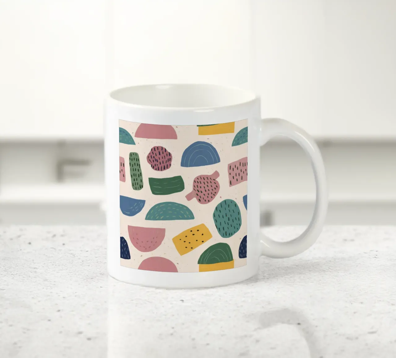 Modello a forma di pastello tazza in ceramica da Line Fable