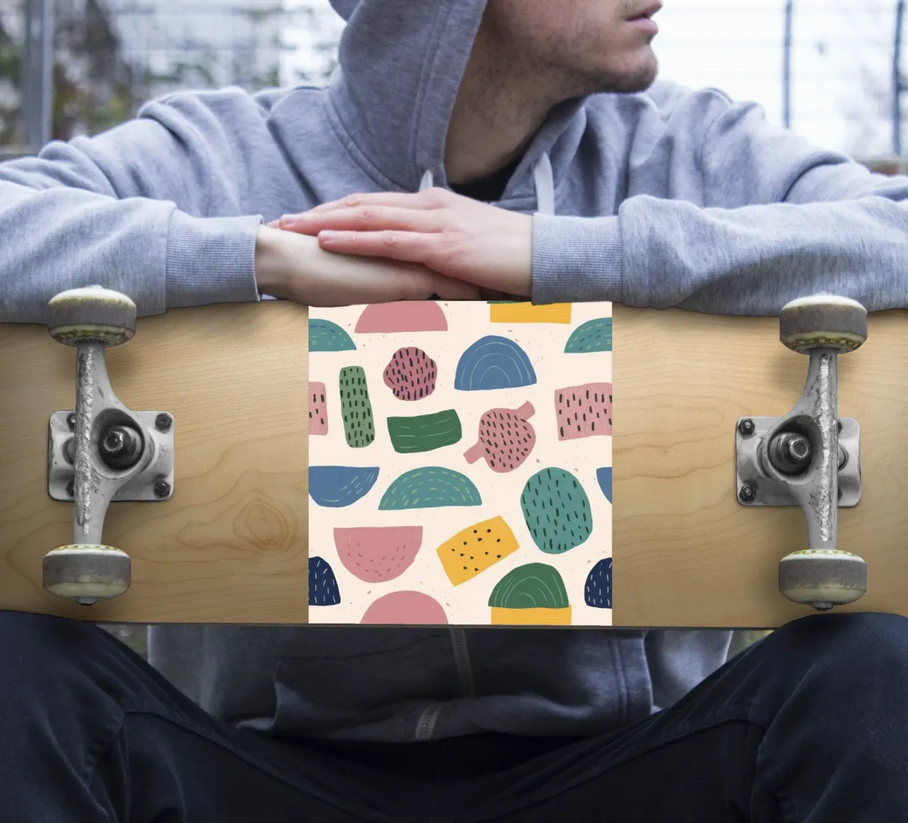 Pastel Shape Pattern sticker by Line Fable