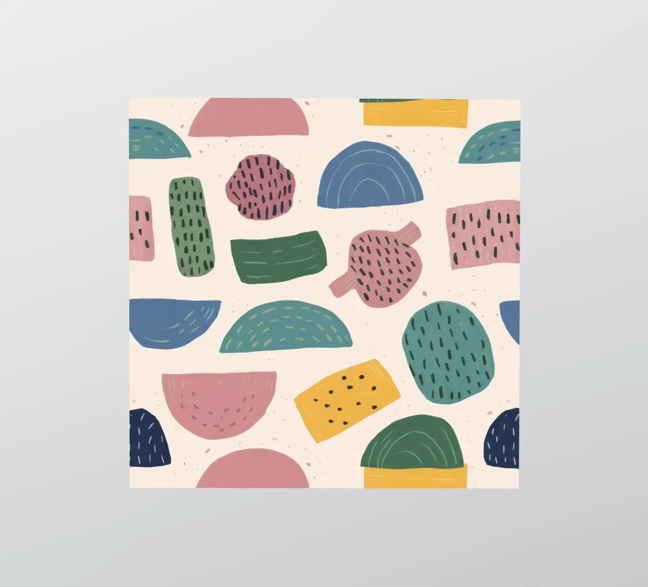 Pastel Shape Pattern sticker by Line Fable