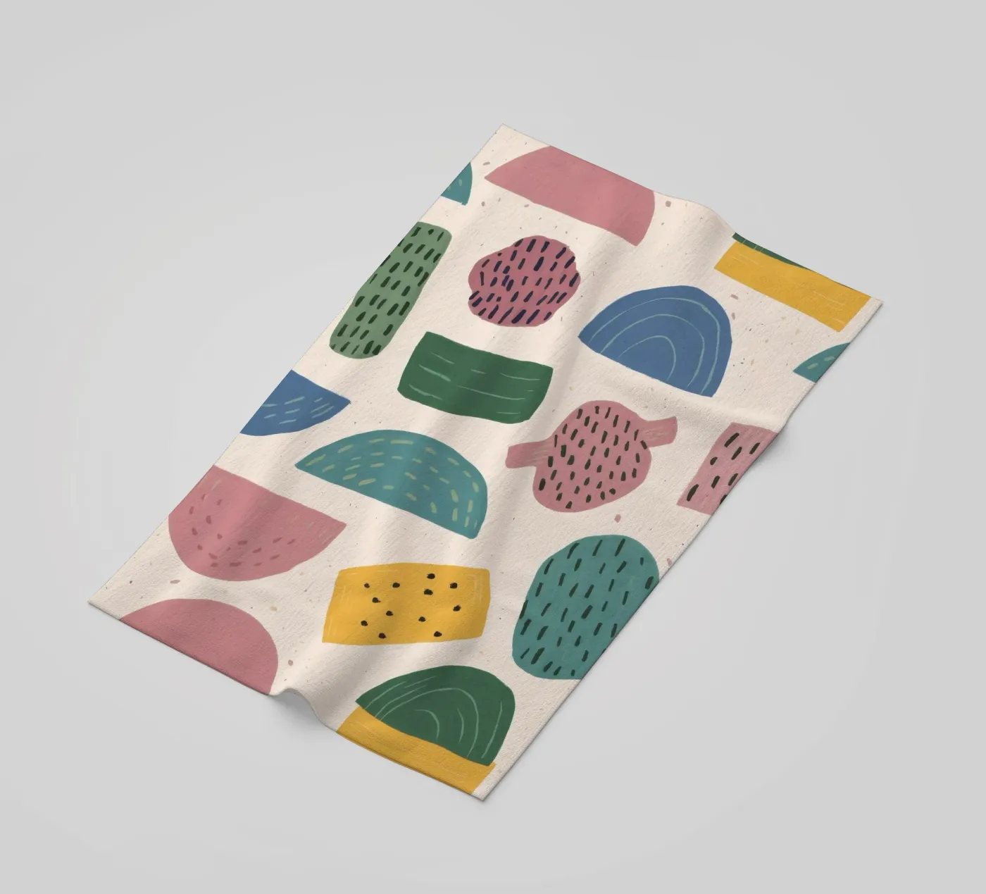 Pastel Shape Pattern telo mare da Line Fable