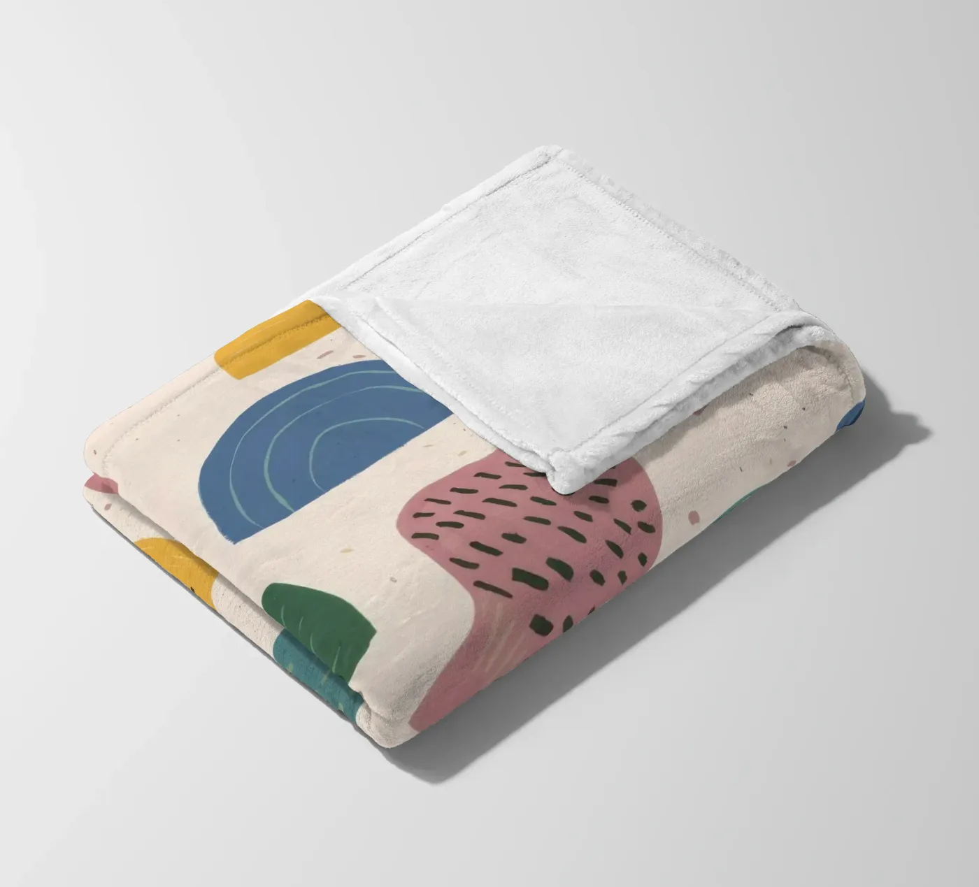 Pastel Shape Pattern fleecedeken van Line Fable