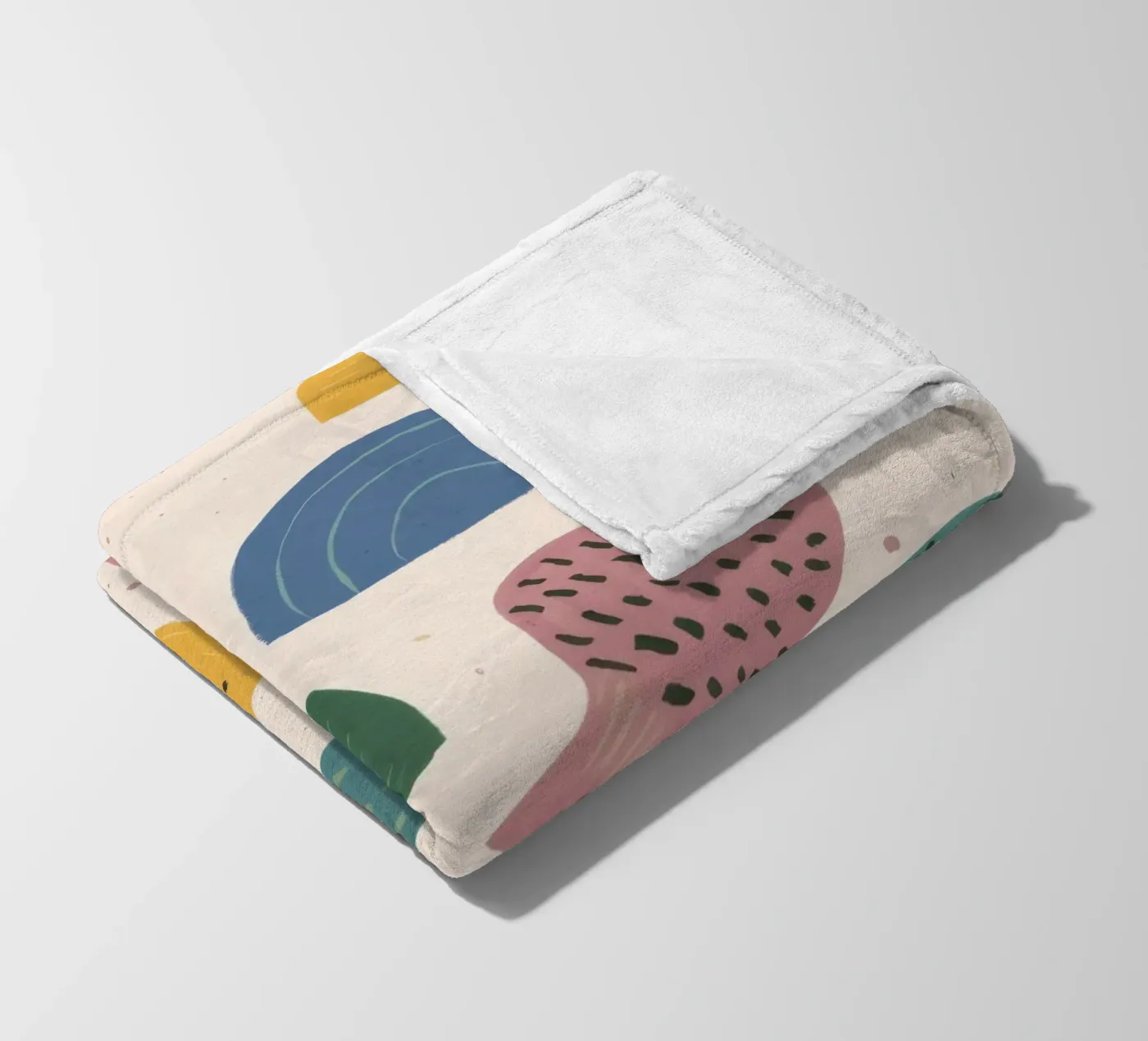 Pastel Shape Pattern fleecedeken van Line Fable