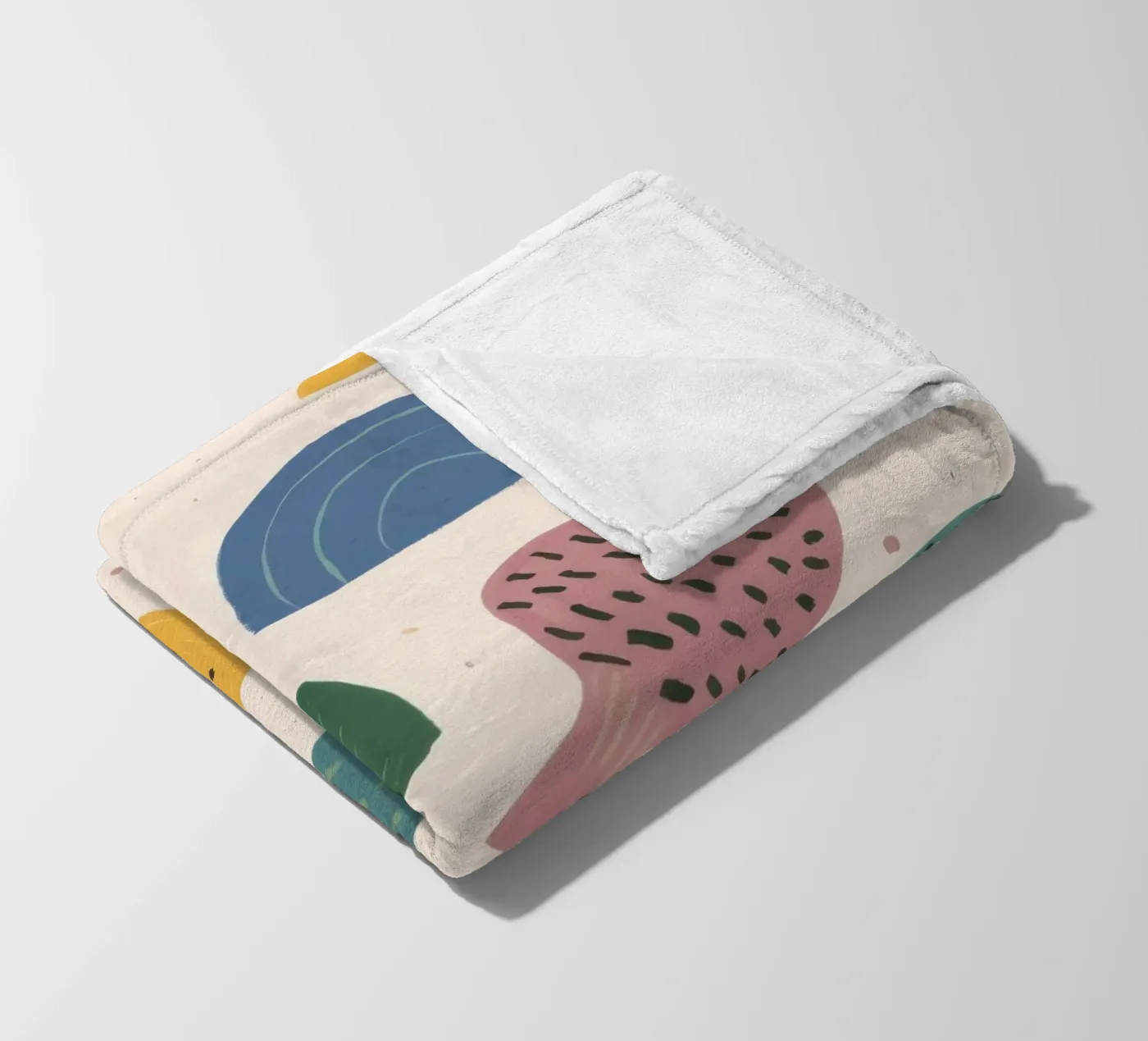 Pastel Shape Pattern fleecedeken van Line Fable