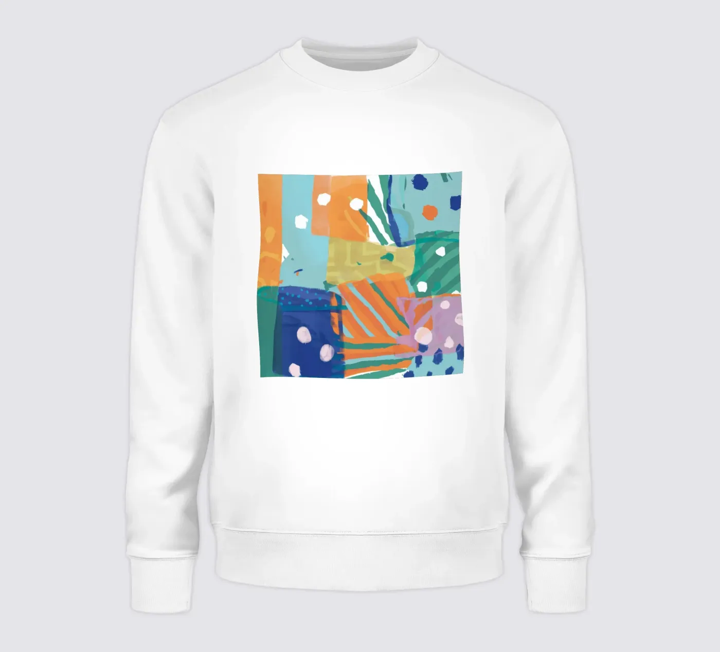 Patchwork Texture Abstract sweat de Frosh Pallete
