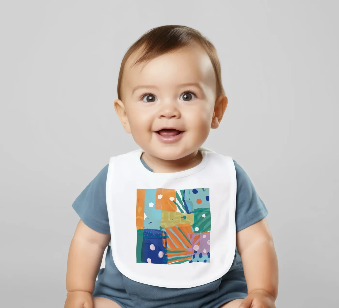 Patchwork Texture Abstract bavaglino da Frosh Pallete