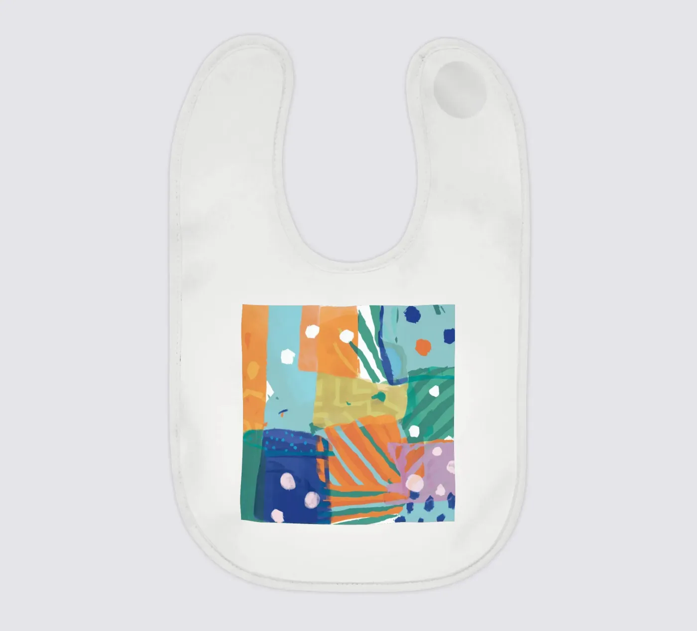 Patchwork Texture Abstract Babylätzchen von Frosh Pallete