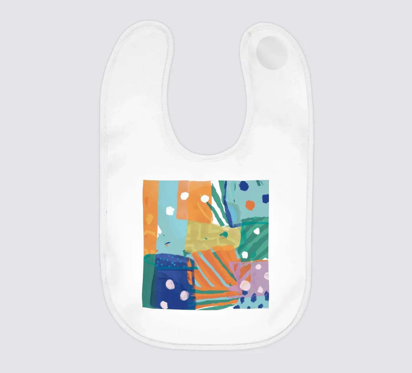 Patchwork Texture Abstract Babylätzchen von Frosh Pallete