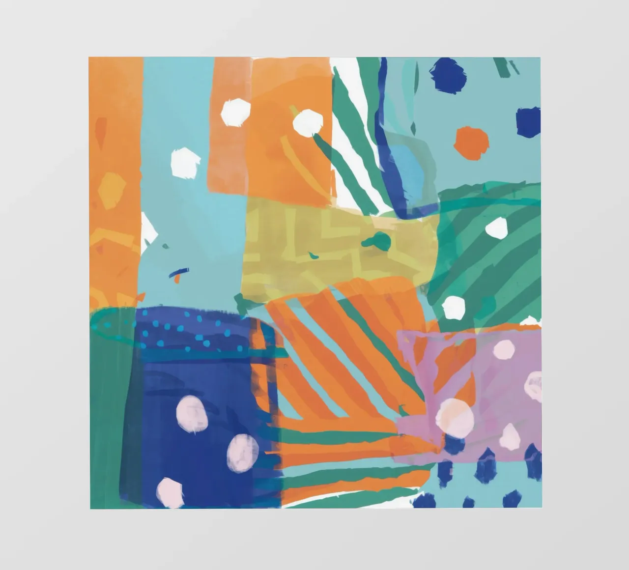 Texture patchwork astratta telo in pvc da Frosh Pallete