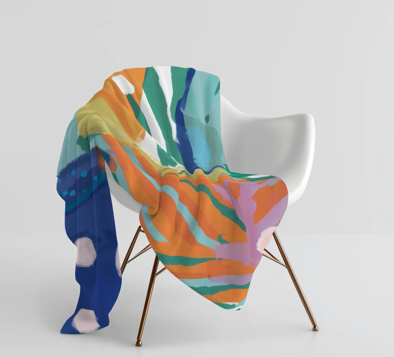 Patchwork Textur Abstrakt Fleecedecke von Frosh Pallete