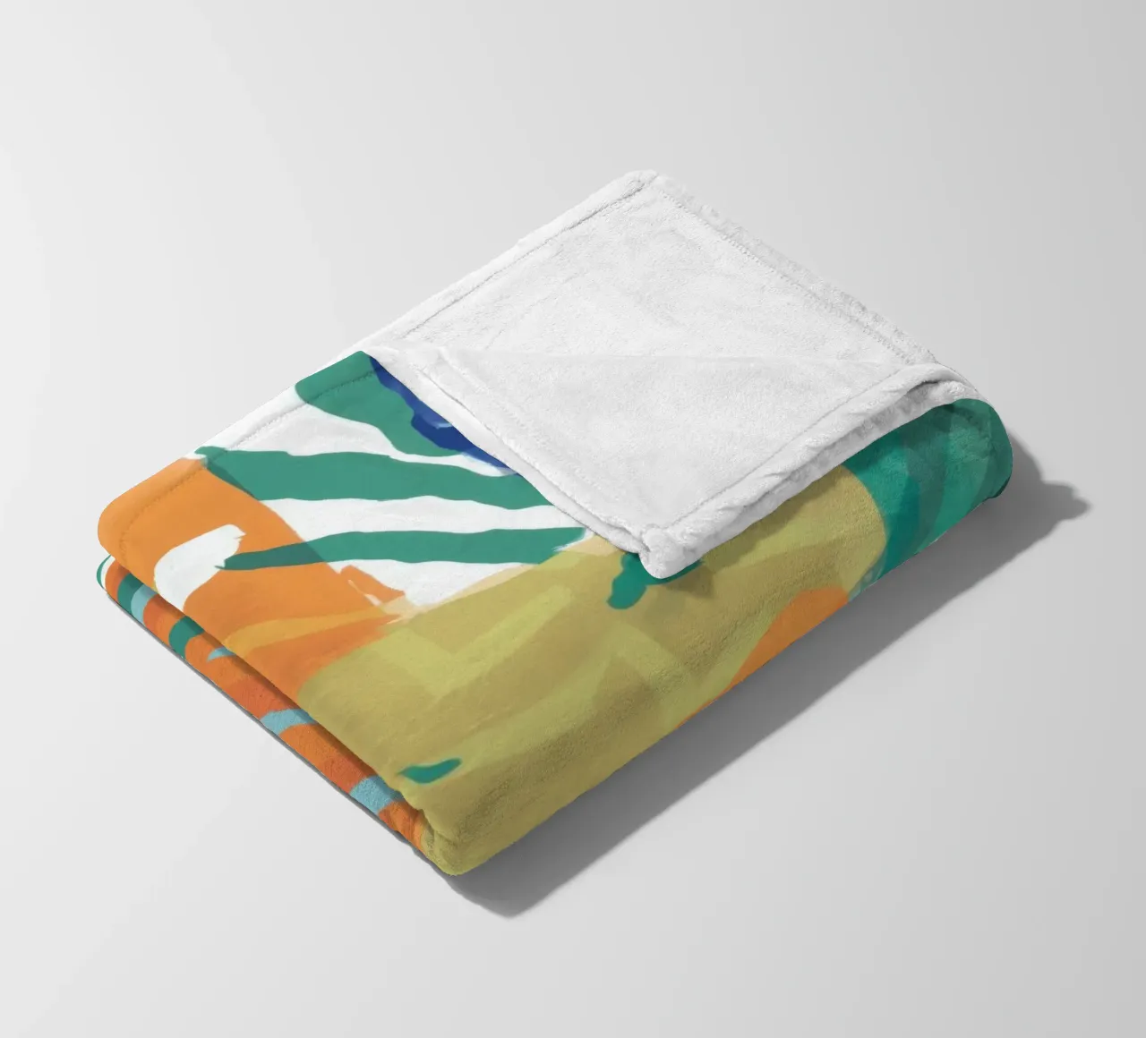 Patchwork Textur Abstrakt Fleecedecke von Frosh Pallete