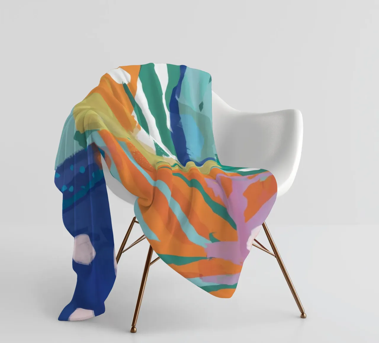 Patchwork Textur Abstrakt Fleecedecke von Frosh Pallete