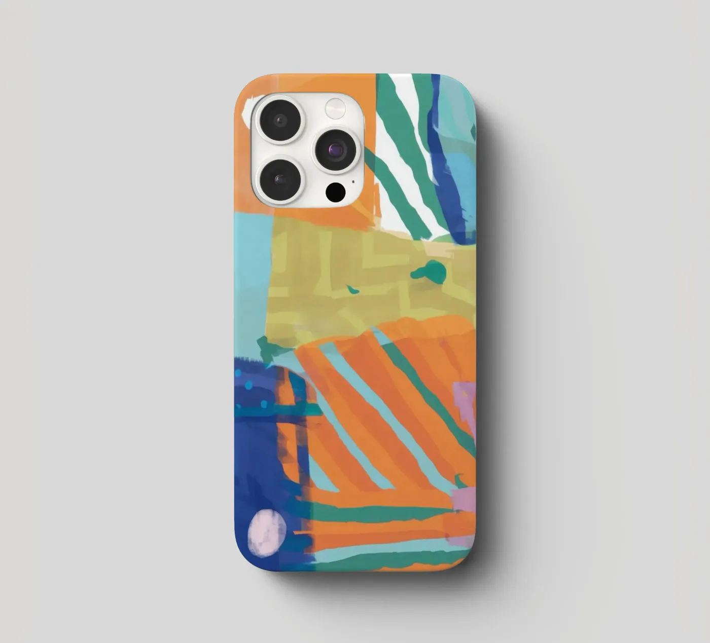 Patchwork Texture Abstract iphone case by Frosh Pallete