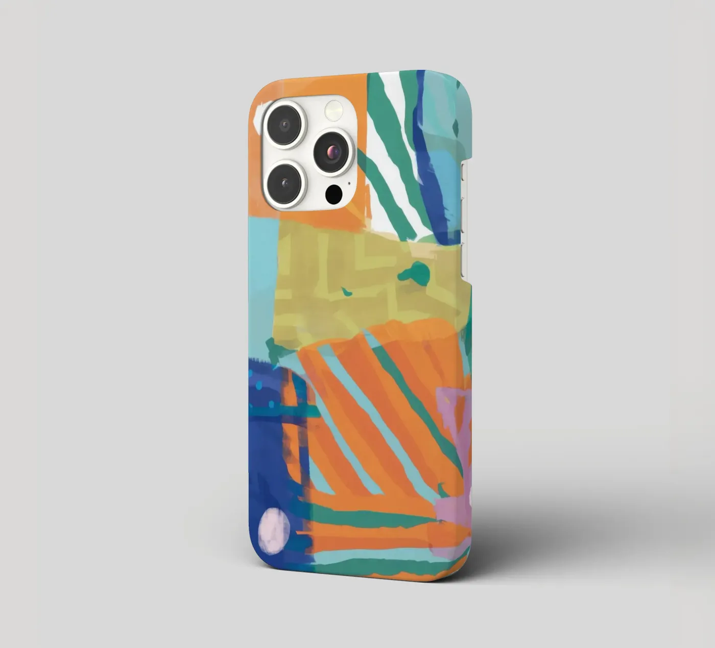 Patchwork Texture Abstract iphone case by Frosh Pallete