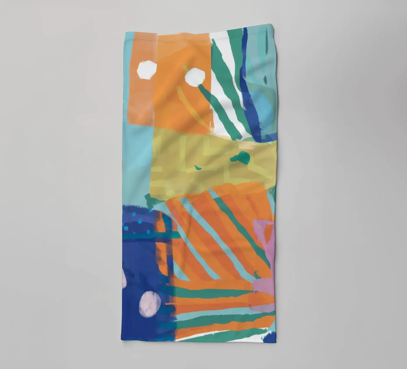 Patchwork Texture Abstract Handtuch von Frosh Pallete