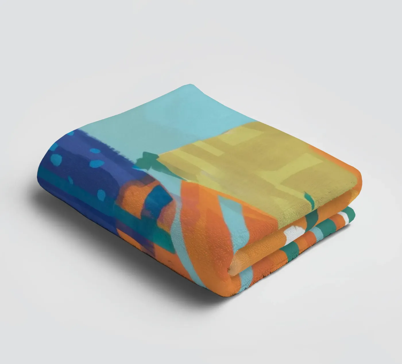 Patchwork Texture Abstract Handtuch von Frosh Pallete