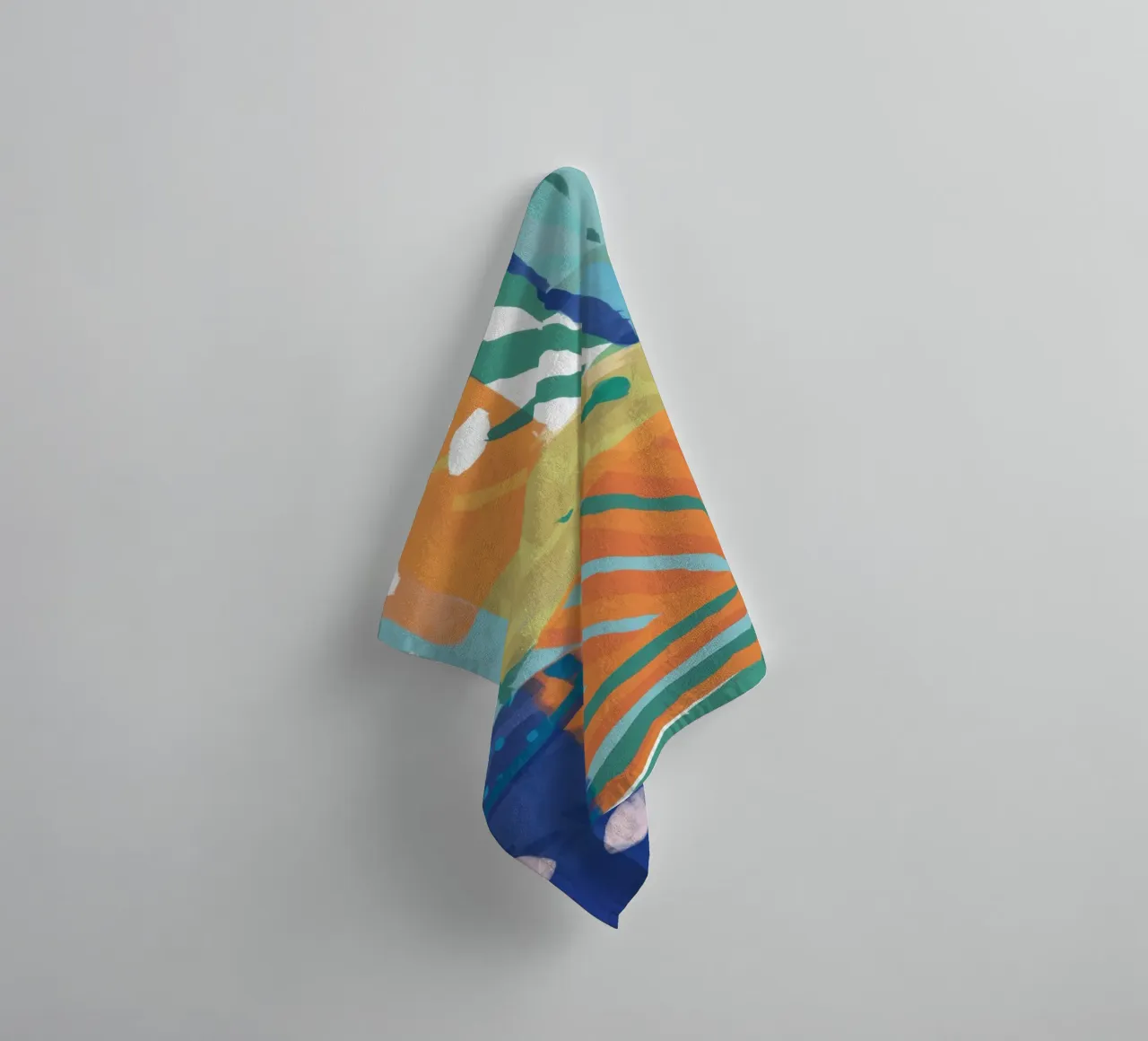 Patchwork Texture Abstract towel by Frosh Pallete