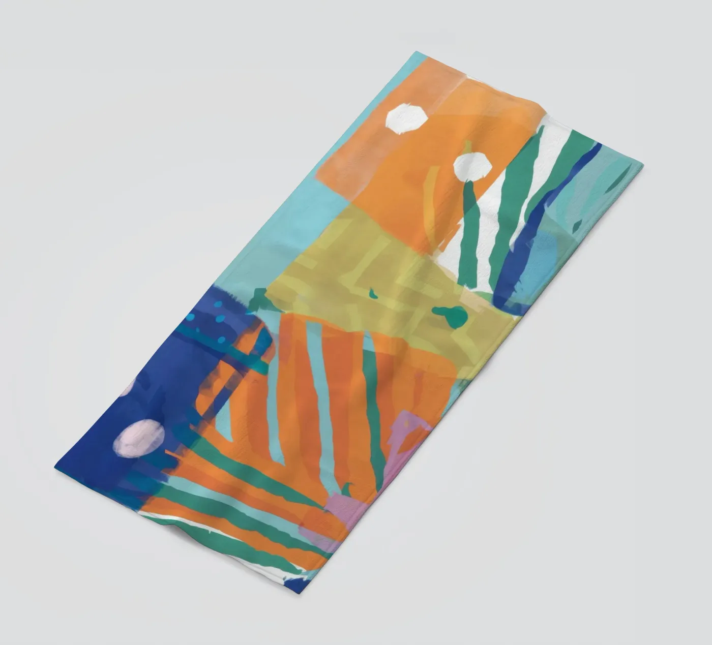 Patchwork Textuur Abstract strandhanddoek van Frosh Pallete