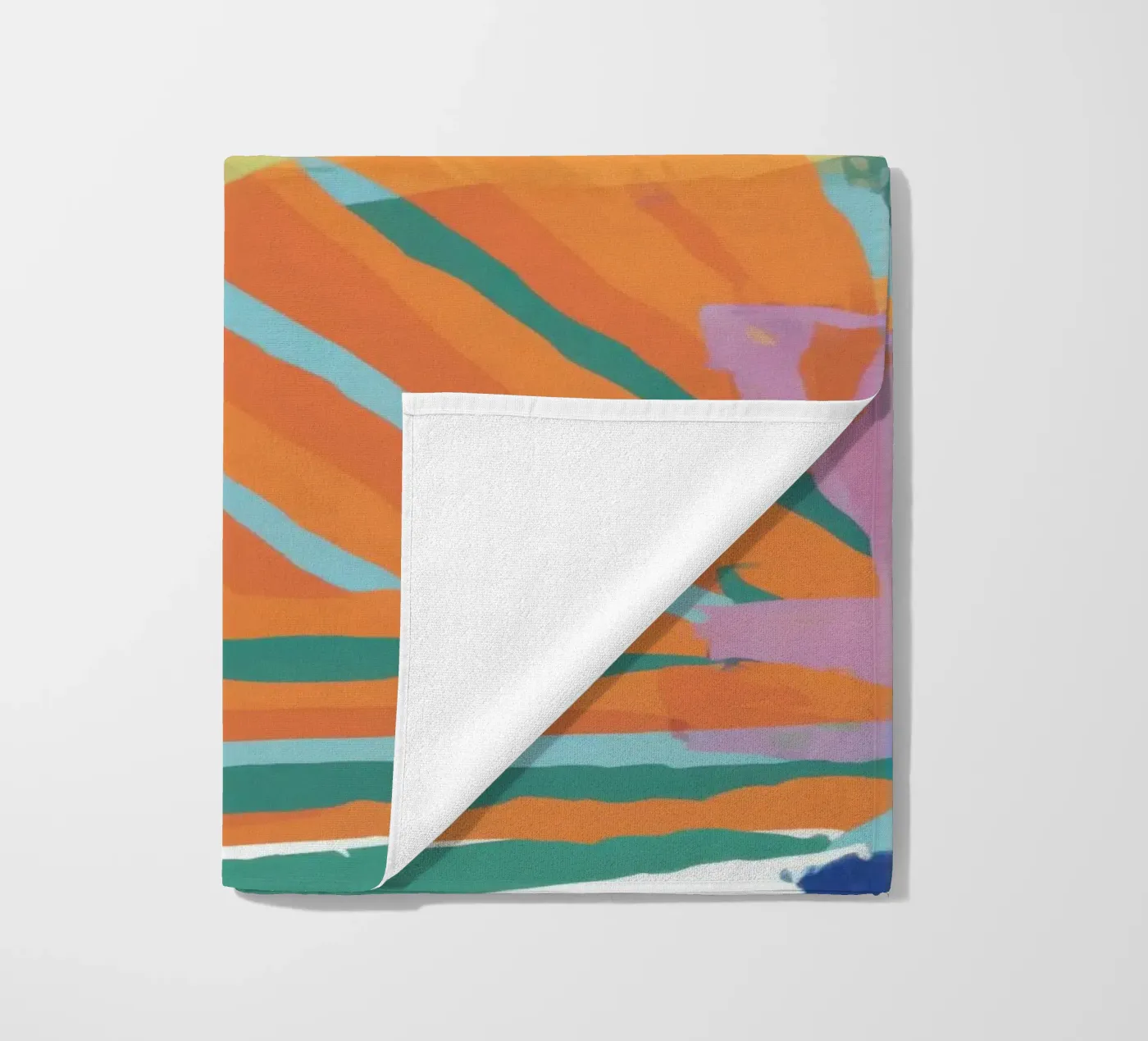 Patchwork Textuur Abstract strandhanddoek van Frosh Pallete