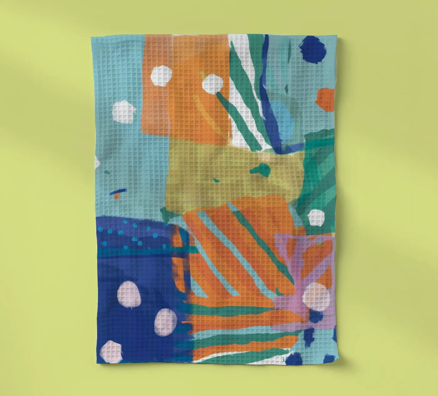 Texture patchwork abstraite torchon de Frosh Pallete