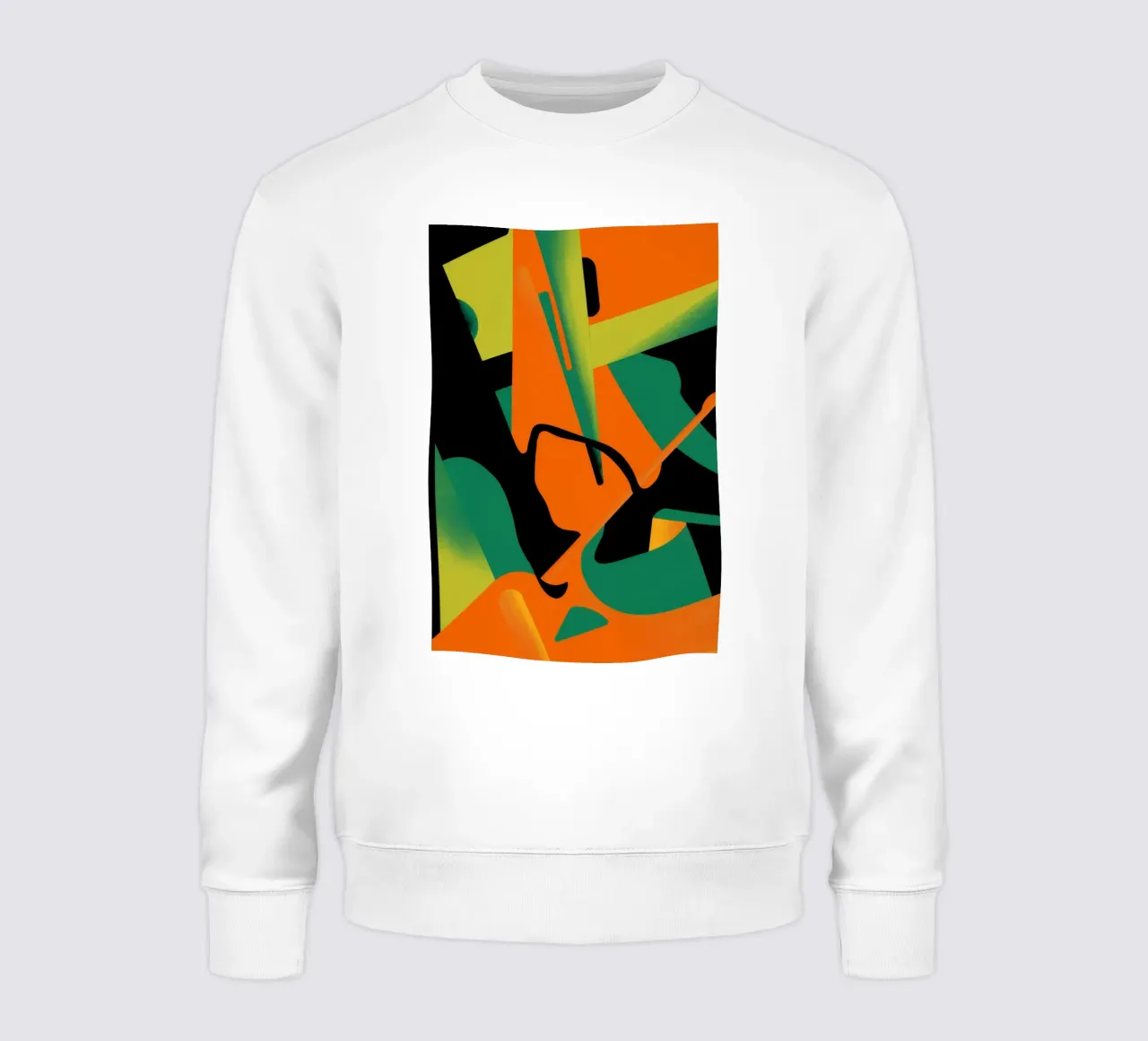 Vette Vorm Abstract sweatshirt van Obs Canvas