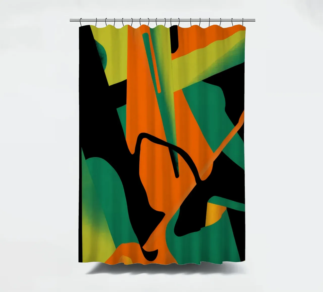 Vette Vorm Abstract douchegordijn van Obs Canvas