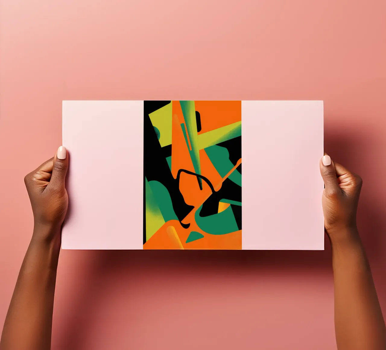 Bold Shape Abstract sticker sheet by Obs Canvas