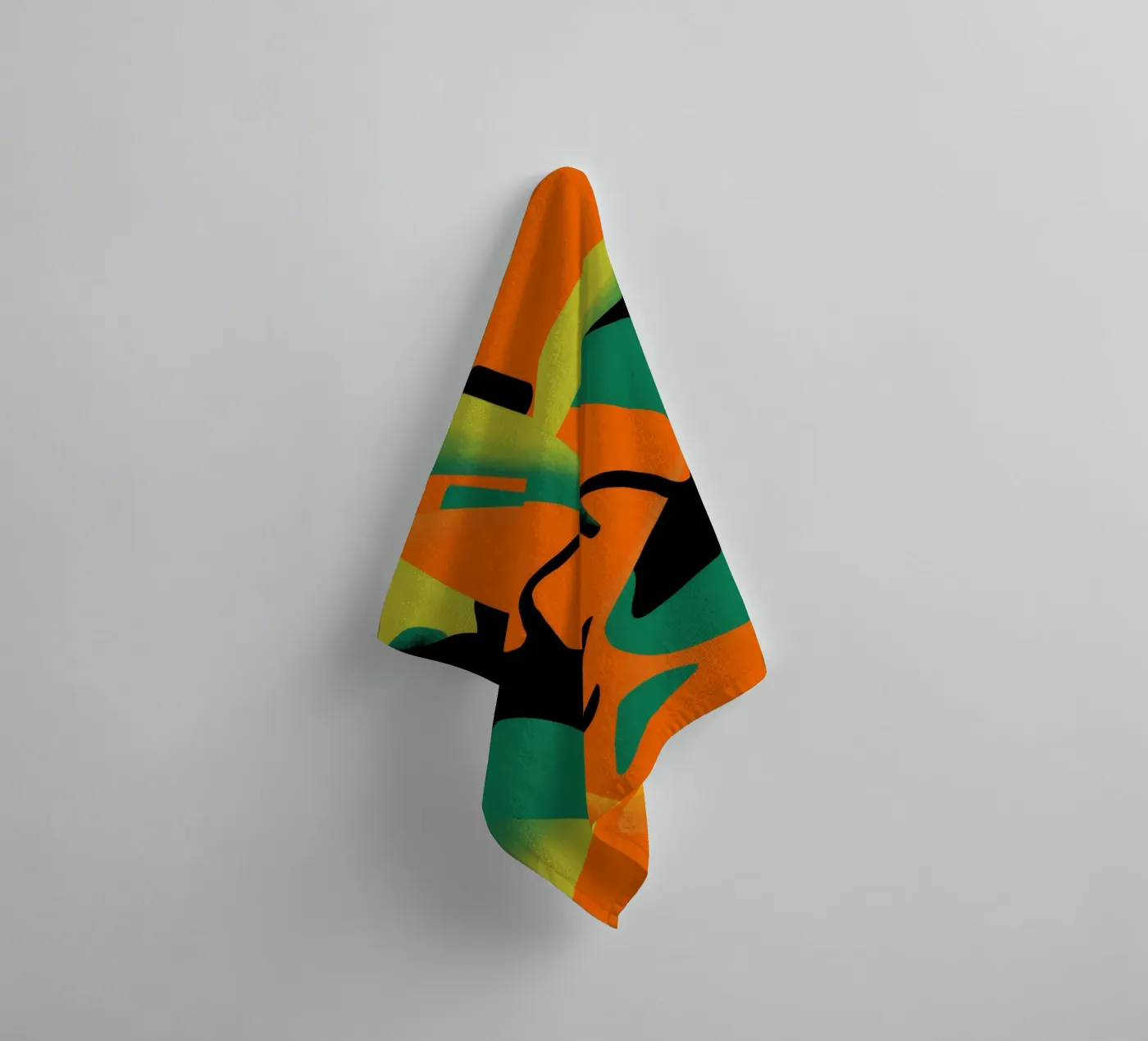 Bold Shape Abstract towel by Obs Canvas
