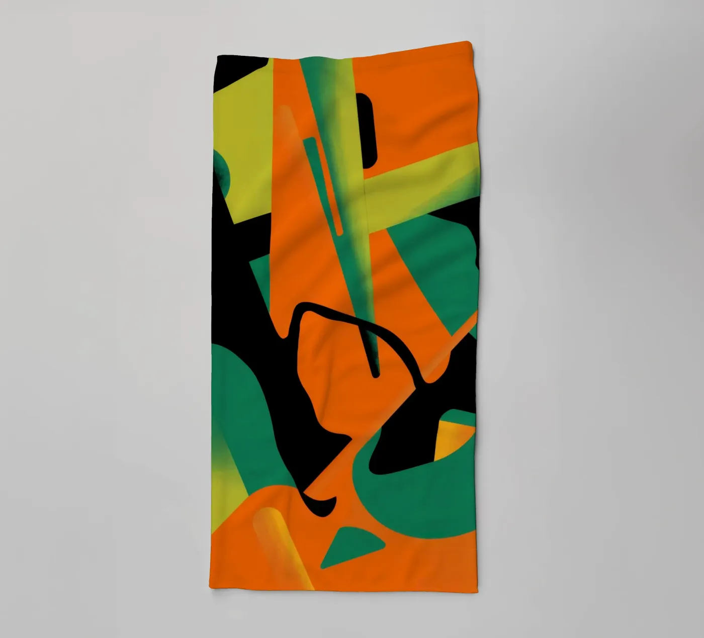 Bold Shape Abstract towel by Obs Canvas