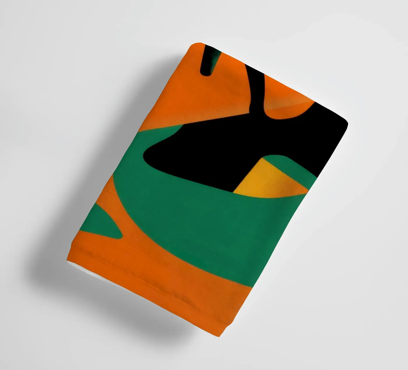 Bold Shape Abstract towel by Obs Canvas